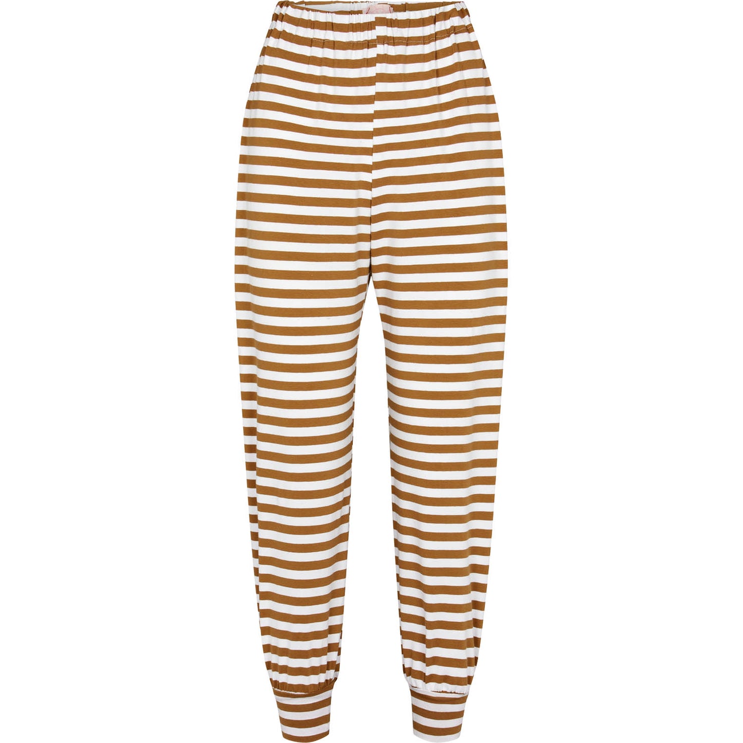 Tommy Slumber Pants S - Caramel stripes