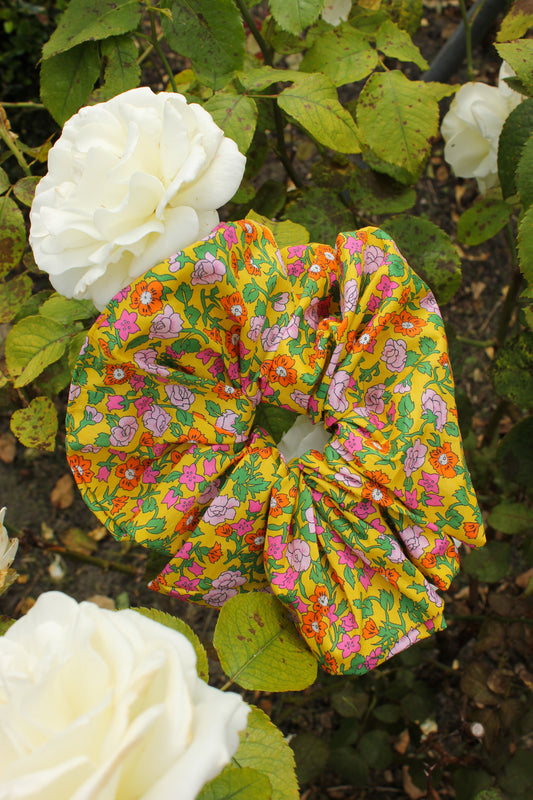 Meringue Scrunchie - Yellow Meadow