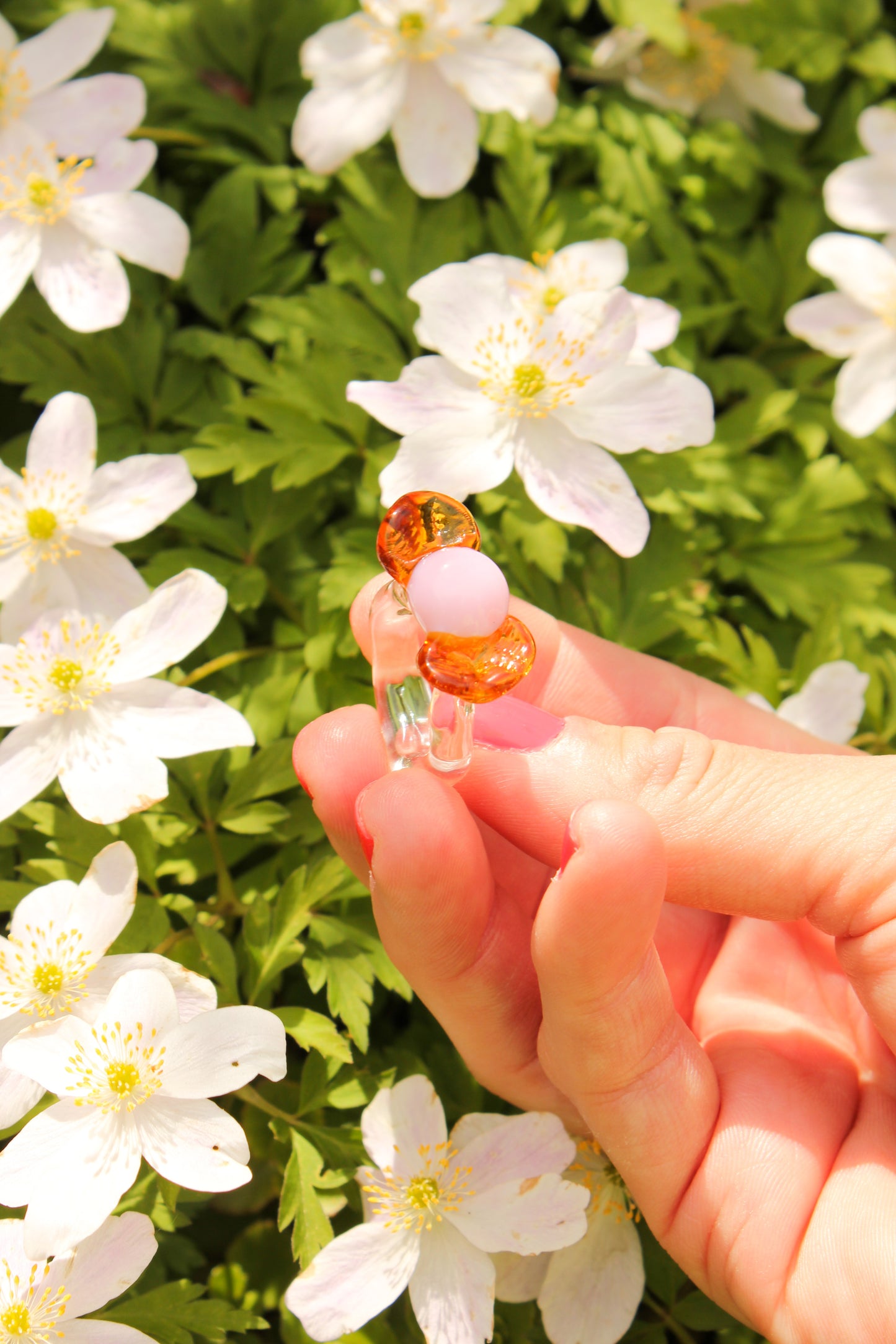 ODD LEMON x VIVIAN ALARCÓN Glass Ring
- Pink Baby Bite