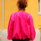 Babette Ballon Blouse - Glossy Pink