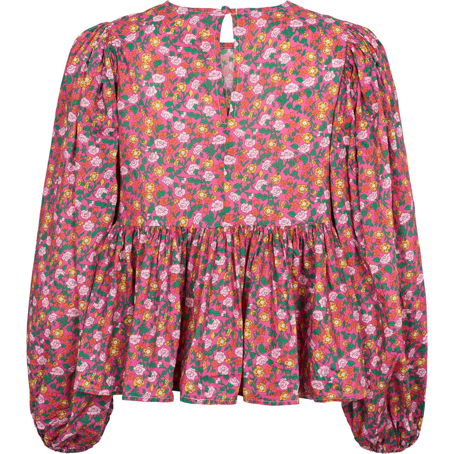 Bubble Top Long Sleeves - Pink Meadow