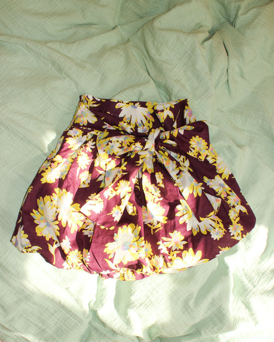 Ballet Skirt - Berry Brown