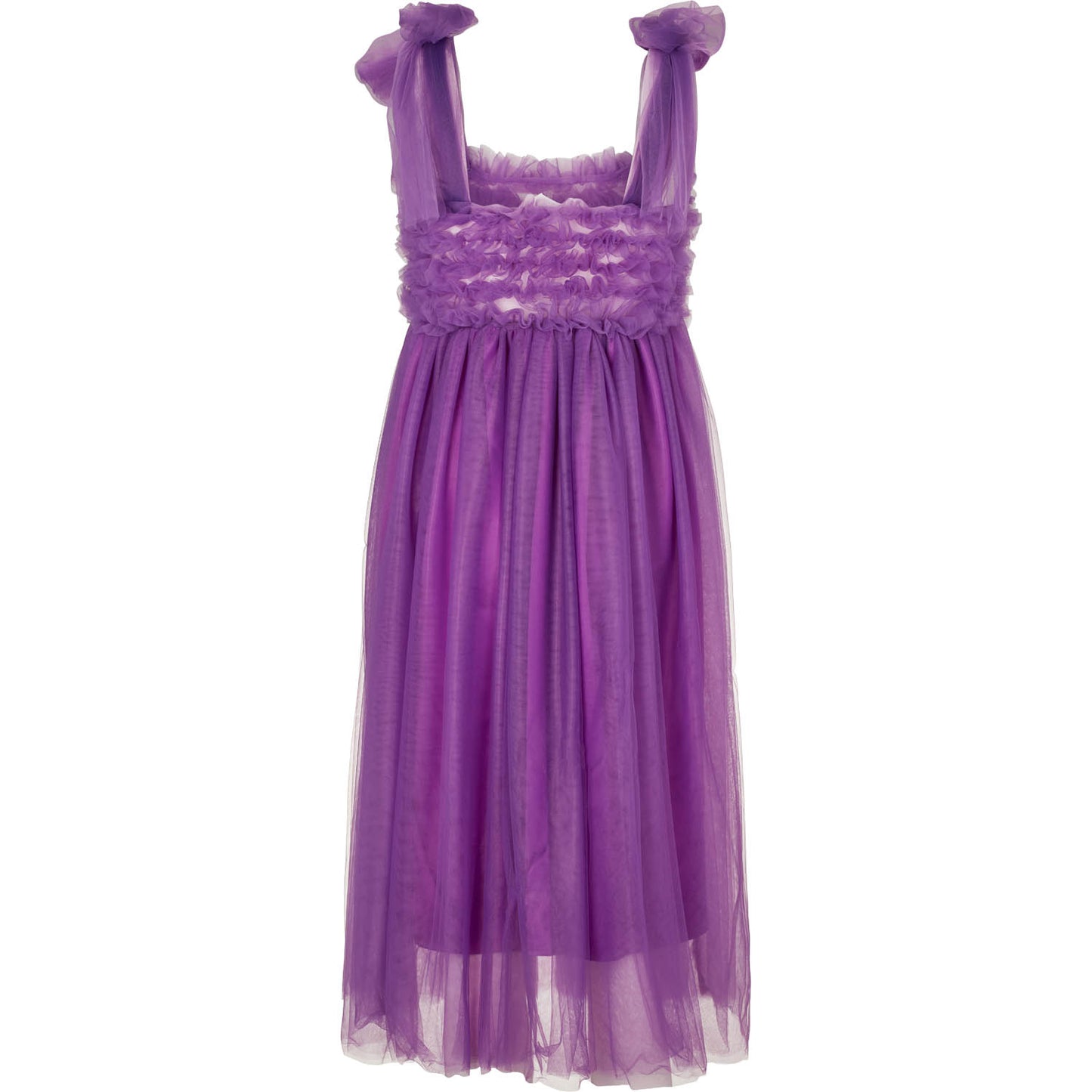 Fey Tulle Dress - Blackberry Purple