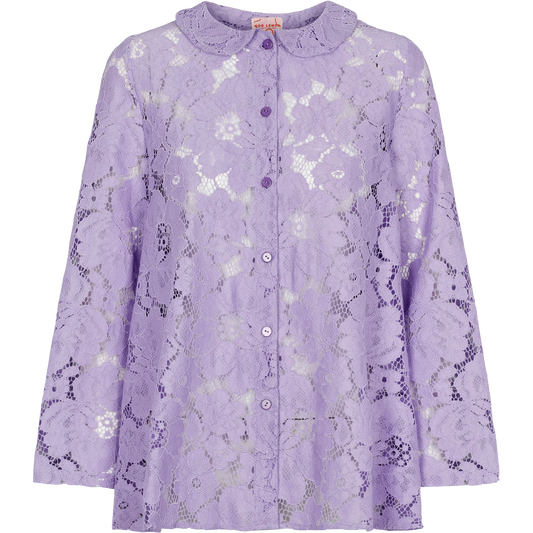 Prysselius Lace Shirt - Lilac Crocus