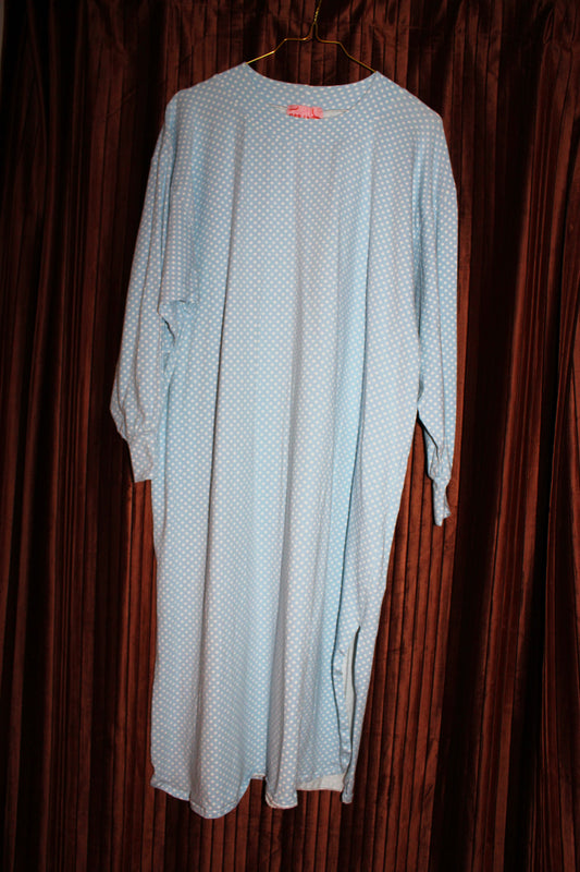 Rullegardenia Slumber Dress - Blue Dots size XS/S
