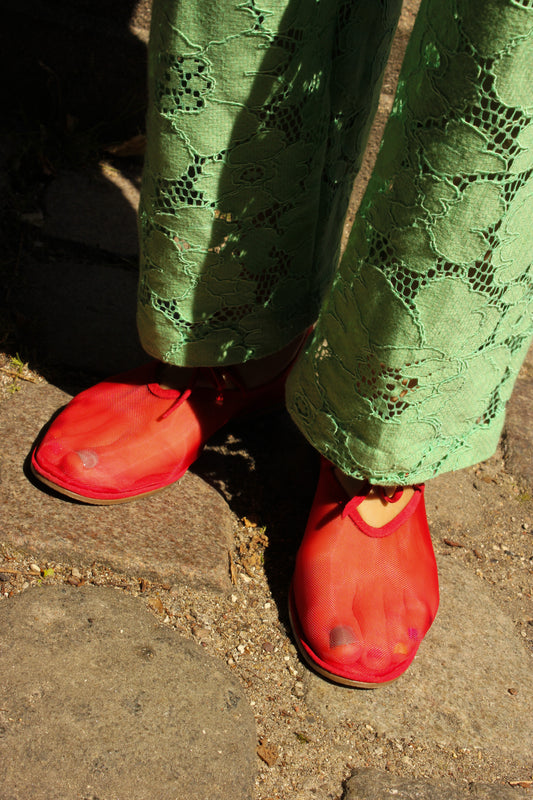 Odd Lemon x Pitta Ballet Flats - Lady Red