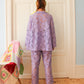 Prysselius Lace Shirt - Lilac Crocus Size XXXL