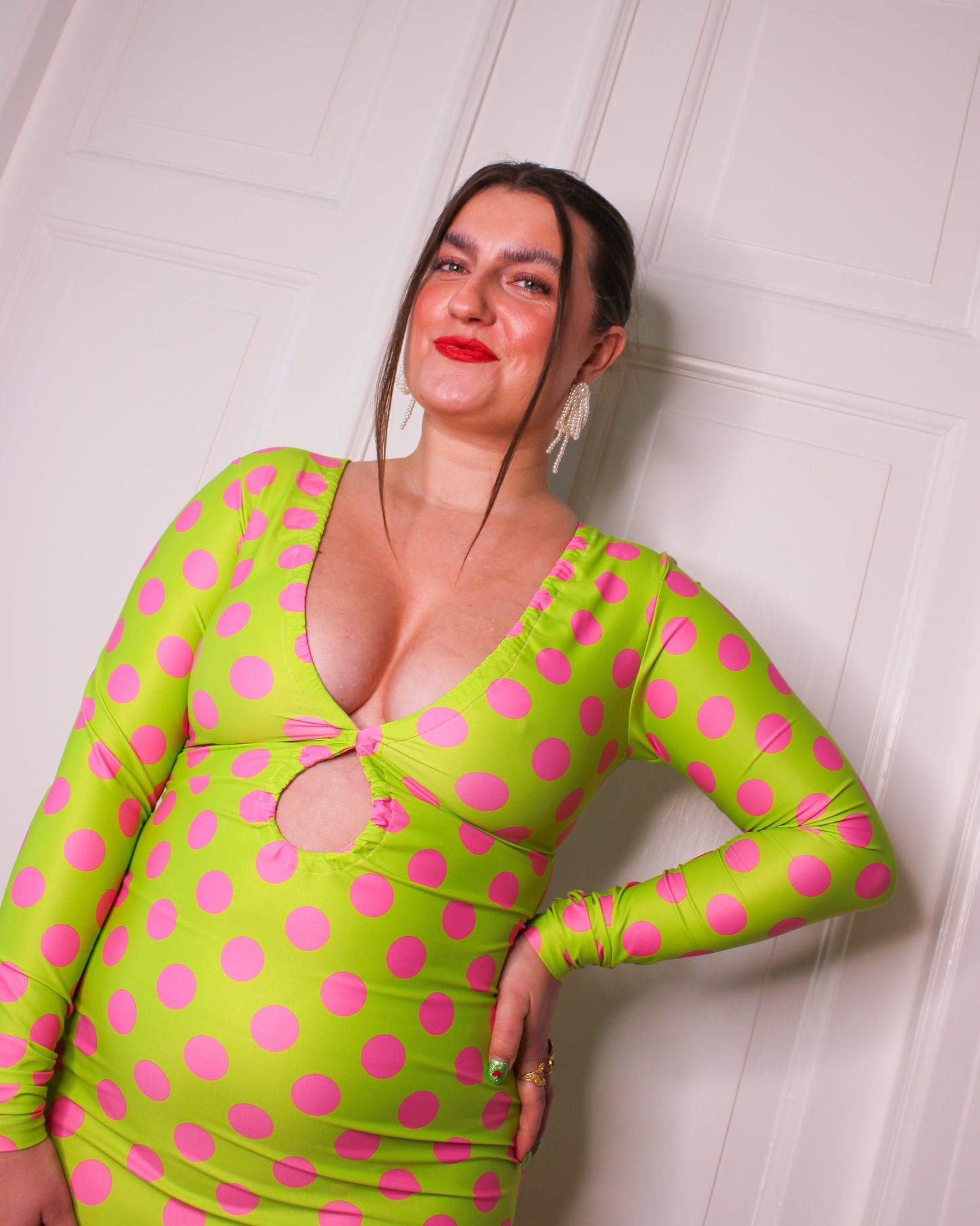 Sassy Dress - Froggy Dots