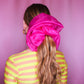 Buttercream XXL scrunchie - Hot Pink