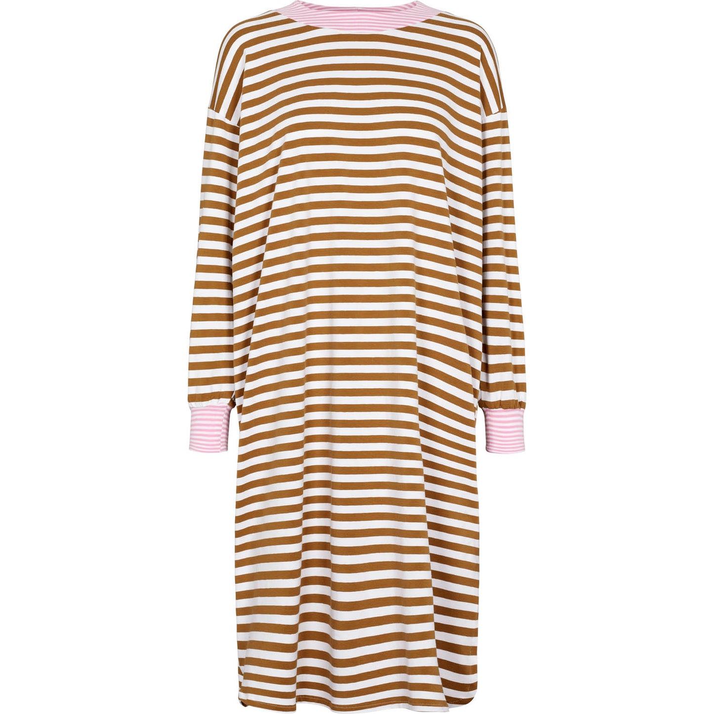 Rullegardenia Slumber Dress - Caramel Stripes