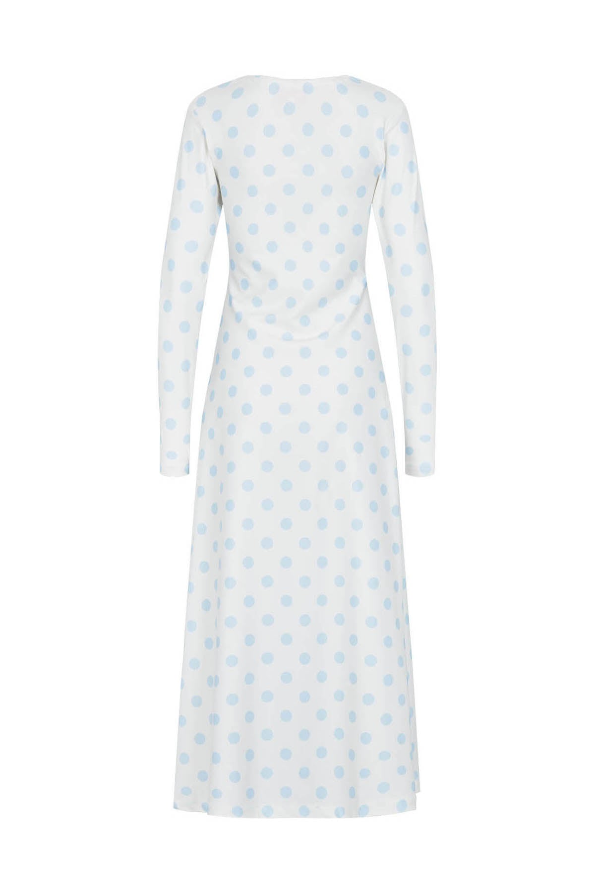 Sassy Dress - White & Blue S